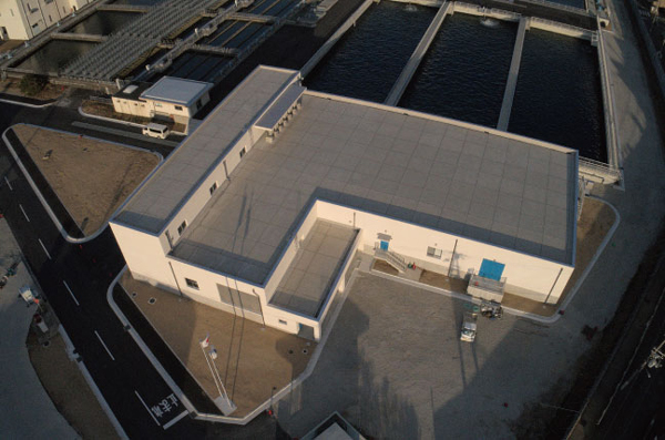 大庭浄水場　調整池及び配水管ポンプ棟更新工事